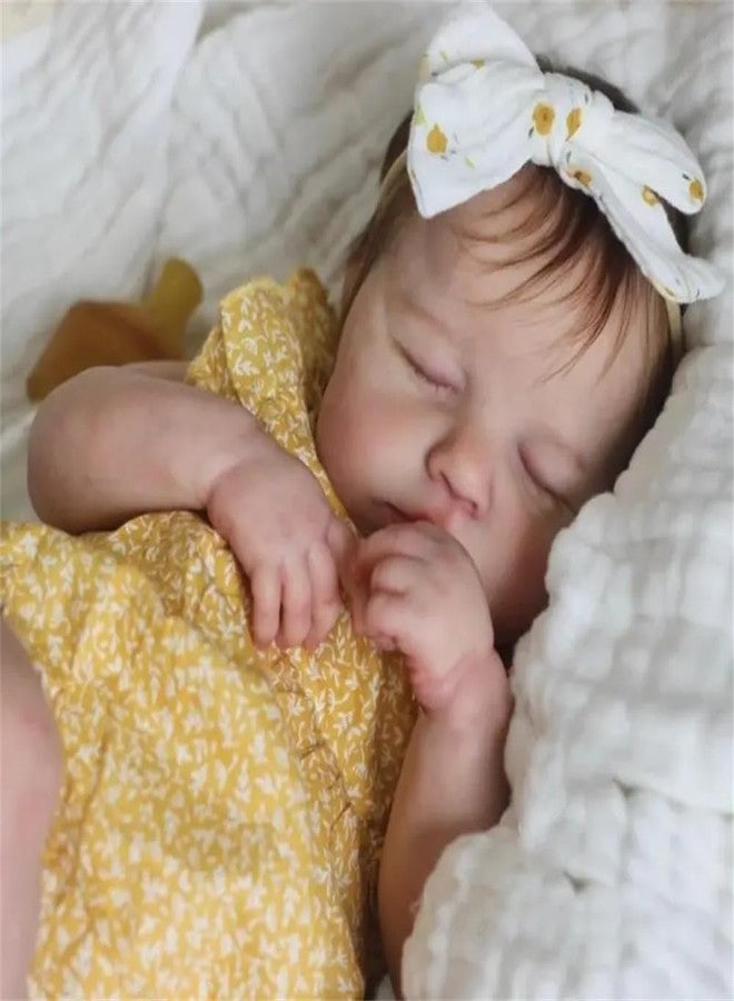 Zero Pam Reborn Baby Dolls Silicone Full Body-20 Inch Realistic Baby Doll, Posable 3D Skin Anatomically Correct Girl, Real Life Babys Doll, Silicone Reborn Dolls with Accessories - Image 3